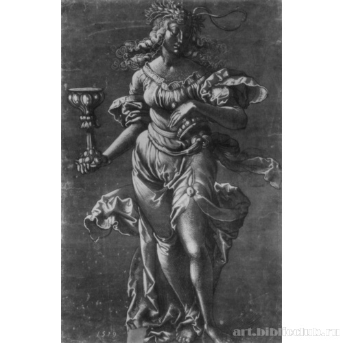 Женская аллегорическая фигура (Фортуна?)