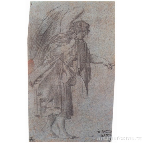 Идущий и жестикулирующий ангел