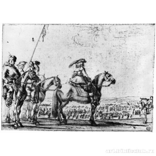 Движущаяся по равнине армия