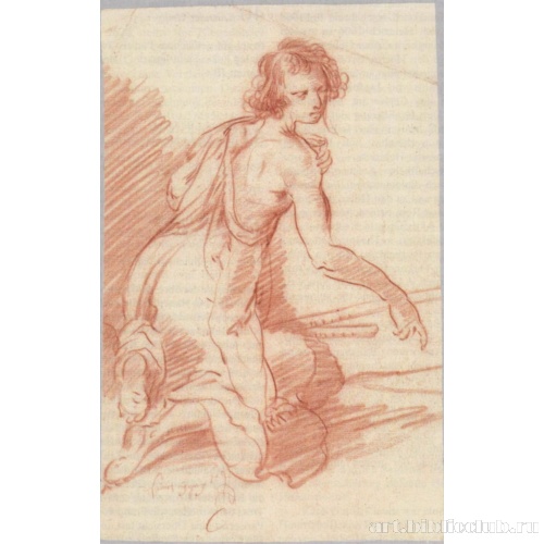 Стоящий на коленях святой