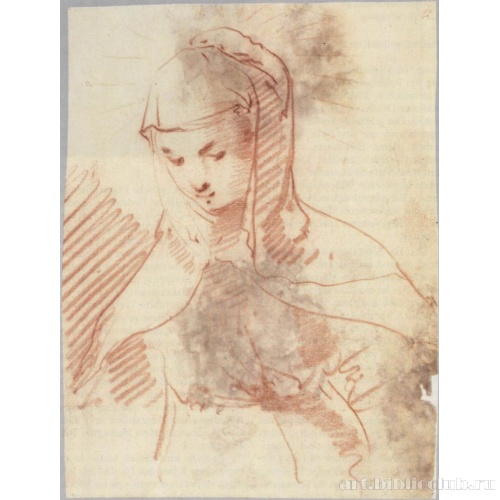 Полуфигура святой