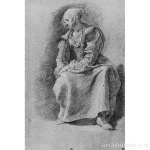 Сидящая женщина