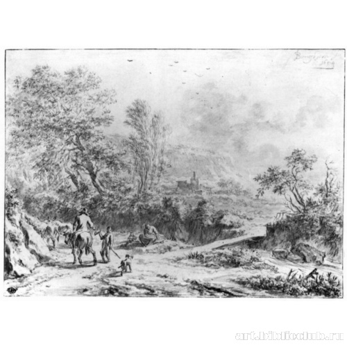 Пейзаж с фигурами