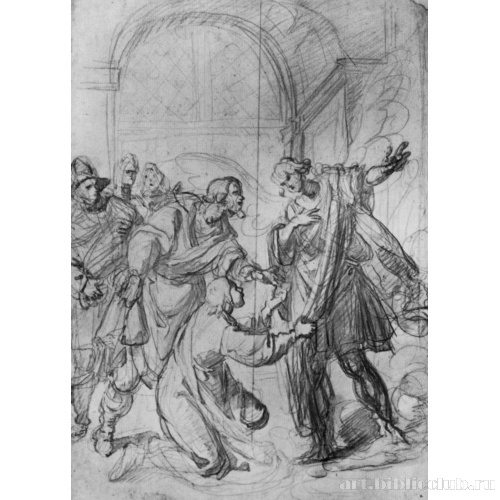 Архангел Рафаил отклоняет дары Товии