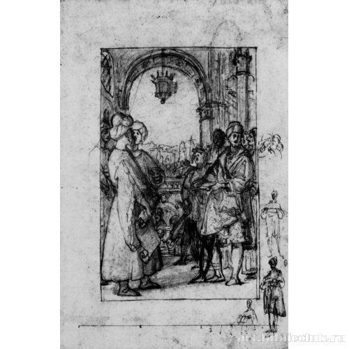 Турецкие послы приглашают Микеланджело в Константинополь