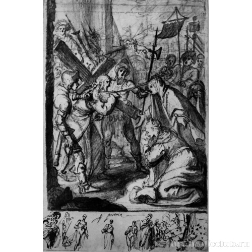 Христос, несущий крест, и святая Вероника (Несение креста)