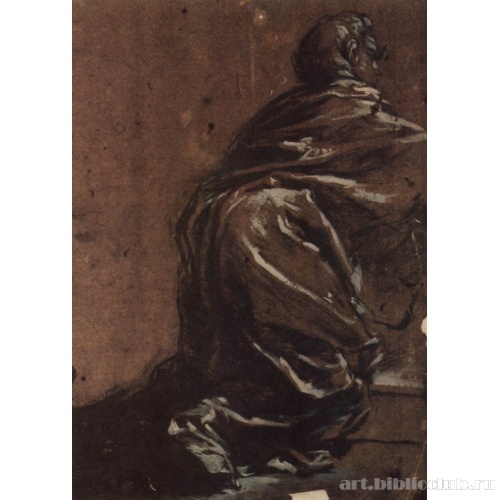 Коленопреклоненный мужчина