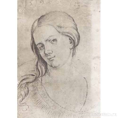 Голова молодой женщины