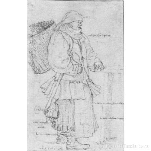 Крестьянка с мотыгой и коробом