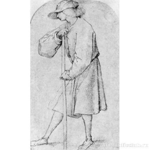 Лист с этюдом пастуха