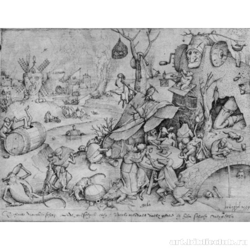 Рисунок из серии «Пороки»: Невоздержанность (Gula)