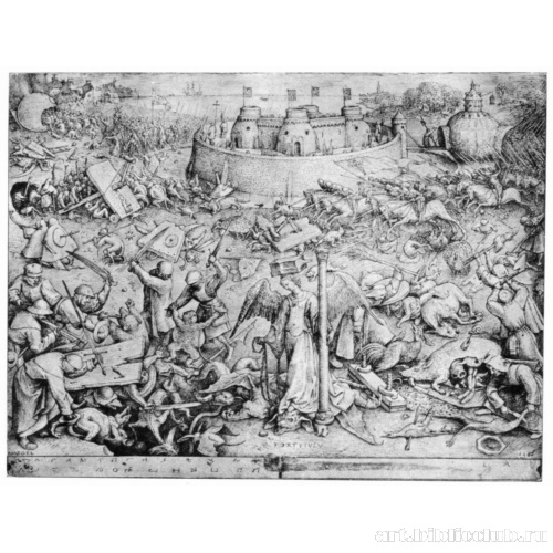 Рисунок из серии «Добродетели»: Сила (Fortitudo)