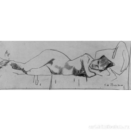 Лежащая обнаженная