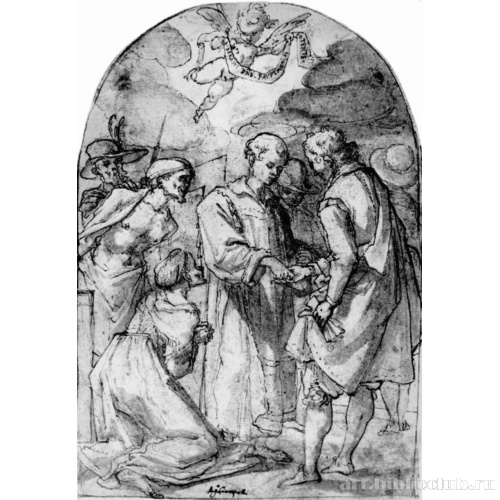 Святой Лаврентий заботится о бедных