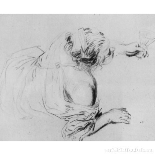 Лежащая на земле вакханка