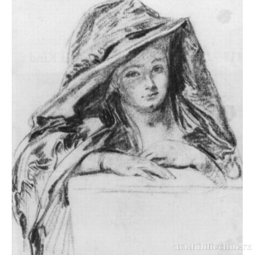 Женщина в черной накидке