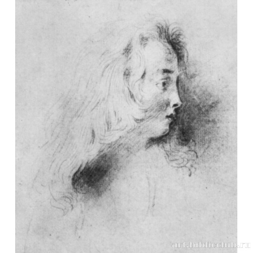 Голова мальчика в профиль вправо