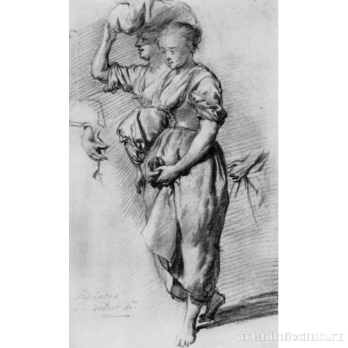 Две крестьянские девушки