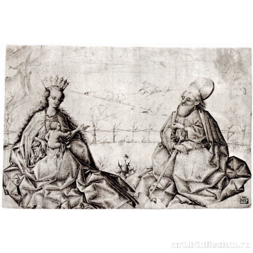 Мадонна с младенцем и святым Павлом в пейзаже