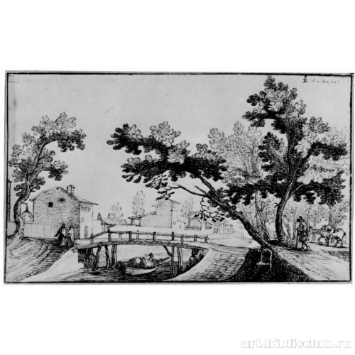 Пейзаж с мостом