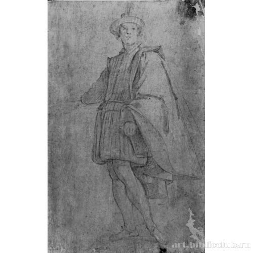 Стоящий юноша в современной одежде