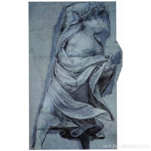 Фигура смотрящего вверх святого