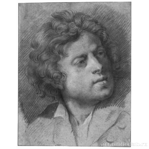 Голова молодого человека, повернувшегося вправо