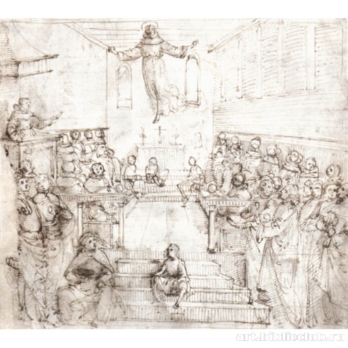 Святой Франциск является капитулу ордена в Арле