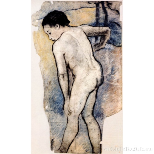 Купающийся мальчик-бретонец