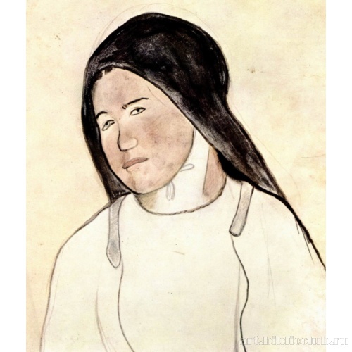 Голова крестьянской девушки