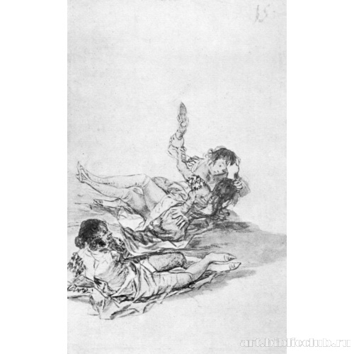 Мадридский альбом[09]: Потасовка двух девушек и смеющийся мачо