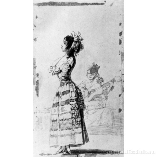 Санлукарский альбом [05]: Девушка, танцующая под звуки гитары