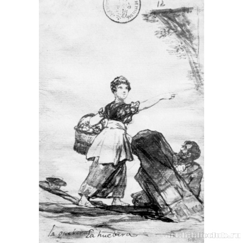 Альбом-дневник[012]: Женщина с корзиной яиц