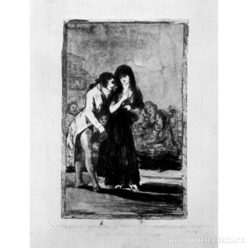 Рисунок для серии офортов «Капричос»