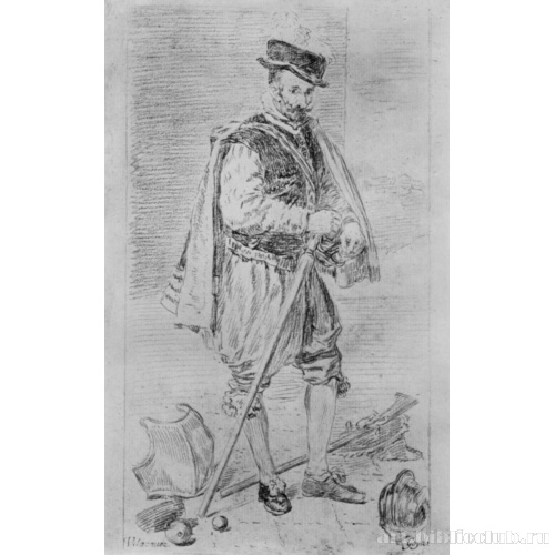 Рисунки с Веласкеса: Портрет придворного шута Дона Хуана Австрийского