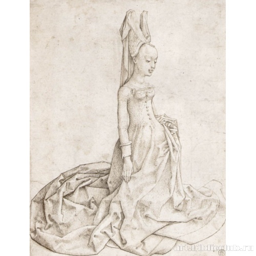 Коленопреклоненная женщина