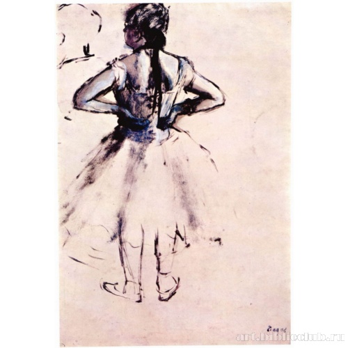 Балерина со спины