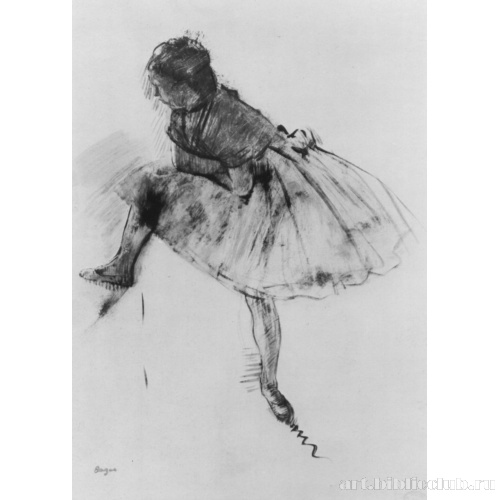 Балерина с выставленной правой ногой