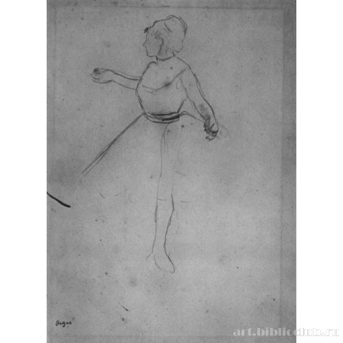 Балерина с разведенными в стороны руками