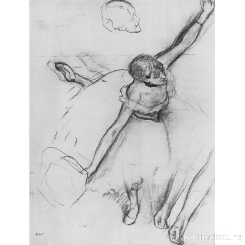 Балерина с букетом цветов