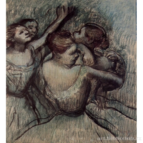 Полуфигуры четырех балерин