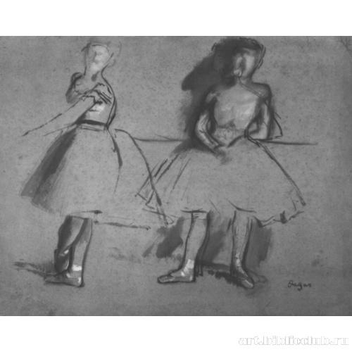 Две балерины у станка