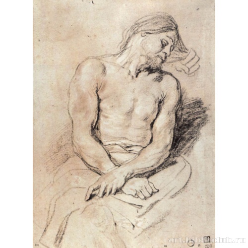 Этюд фигуры для «Коронования терновым венцом»