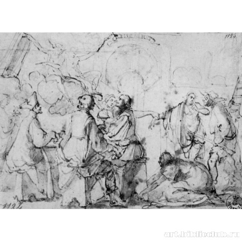 Сельский священник Арлотто, за столом