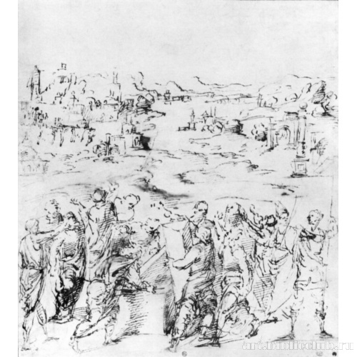 Апостолы у могилы Христа