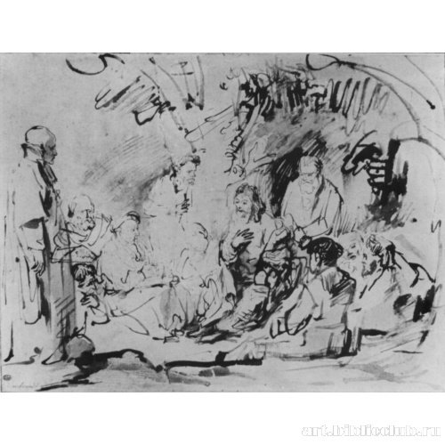 Христос в кругу учеников