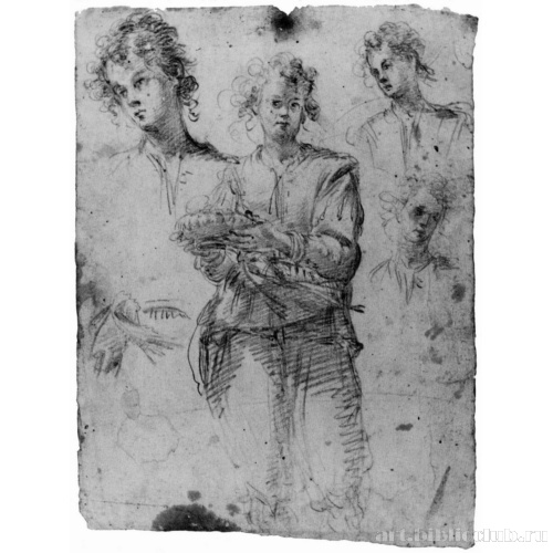 Этюды для фигуры слуги