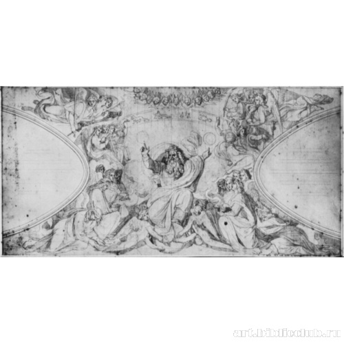 Эскиз к циклу «Троица» в мюнхенской Людвигскирхе: Сотворение мира