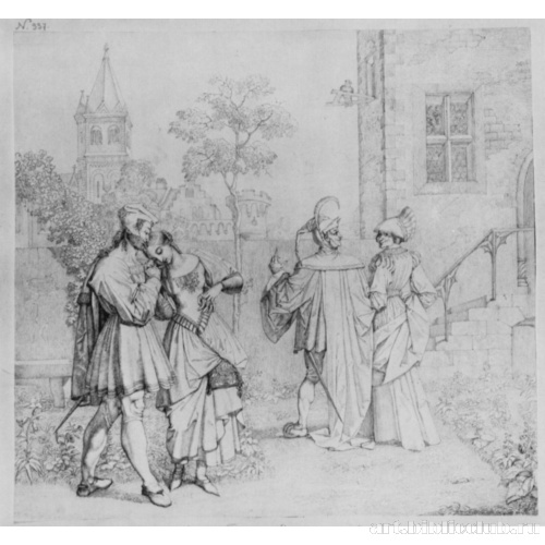 Фауст и Гретхен в саду фрау Марты