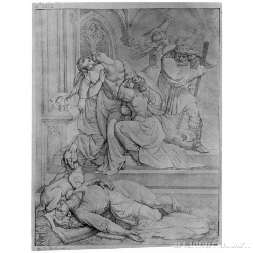 Кримгильда видит тело Зигфрида